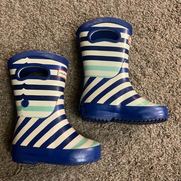 Target Hunter Striped Rain Boots 5 - Picture 2 of 9